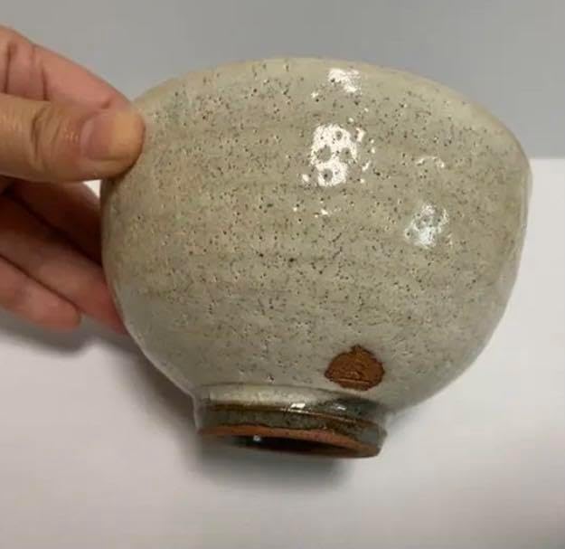 茶道具 仁清鯉のぼり茶碗 利昇作仁清写鯉のぼり抹茶茶碗